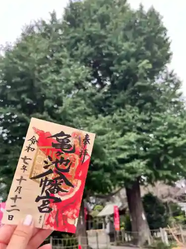亀ケ池八幡宮の御朱印