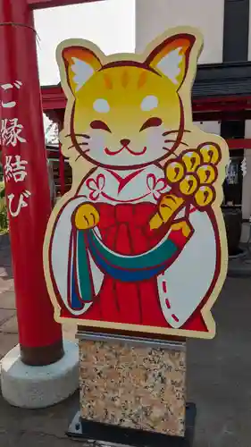 函館伏白稲荷神社の狛犬