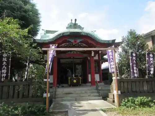 筑土八幡神社の本殿・本堂