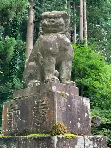 北口本宮冨士浅間神社の狛犬