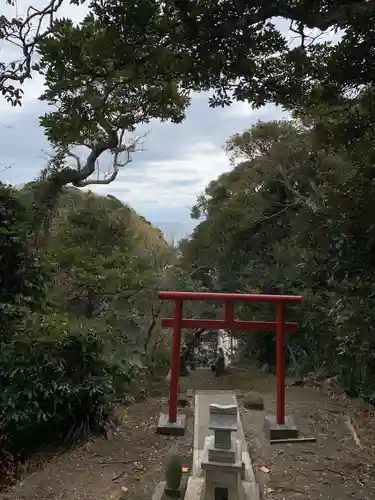 月夜見神社の鳥居