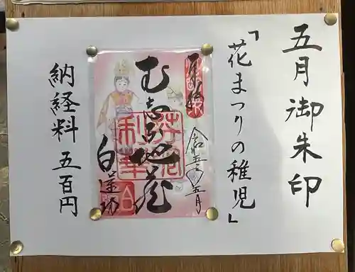 白蓮坊の御朱印