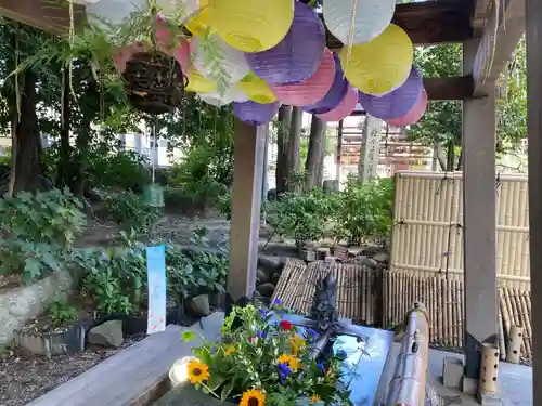 東海市熊野神社の手水舎