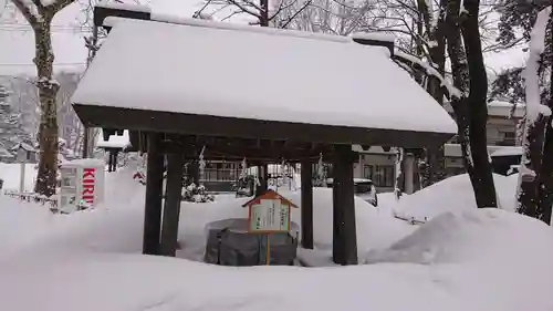 新琴似神社の手水