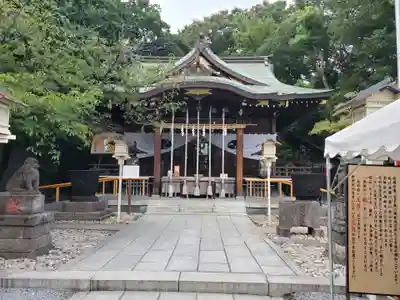 鎮守氷川神社の本殿・本堂