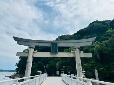 八百富神社の鳥居
