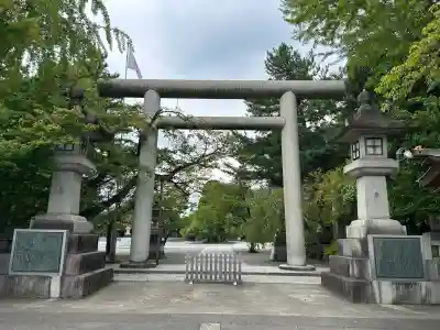 富山縣護國神社の鳥居