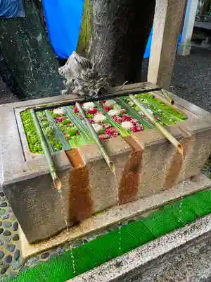 穂高神社本宮の手水舎