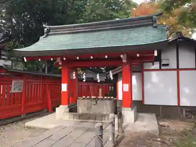 生島足島神社の手水舎