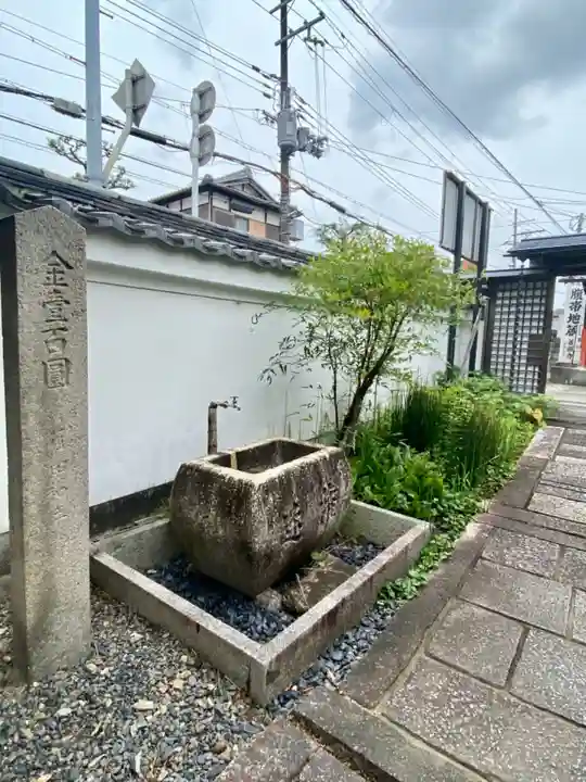 善願寺の手水舎