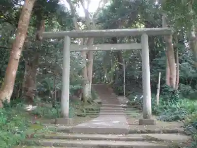 船越鉈切神社の鳥居