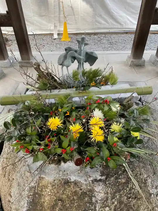 白鷺神社の手水舎