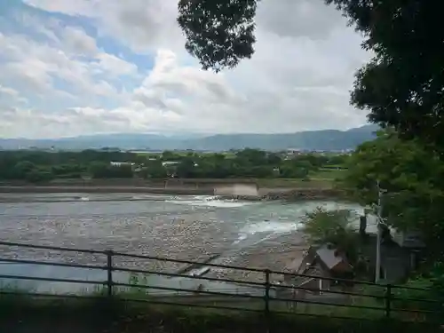 恵蘇八幡宮の景色