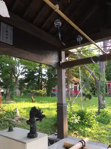 空知神社の手水舎