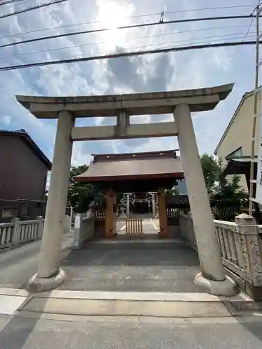 伊勢神社の鳥居