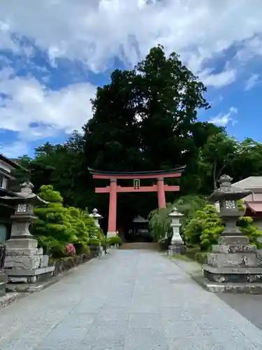 河口浅間神社の鳥居