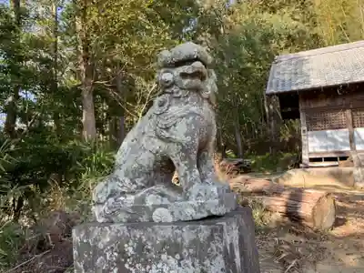天照大神社の狛犬