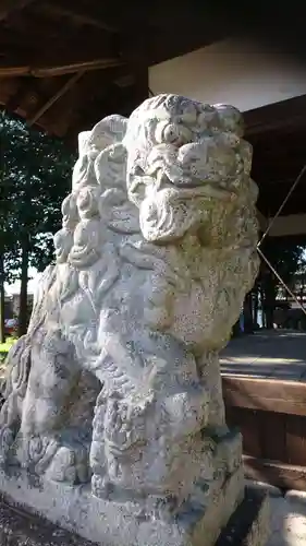 深田神社の狛犬