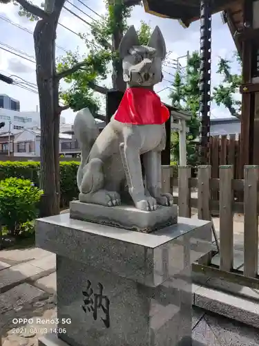 飛木稲荷神社の狛犬