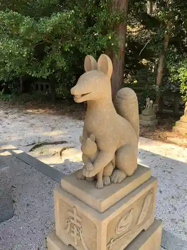 松江神社の狛犬