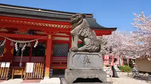 石和八幡宮(官知物部神社)の狛犬