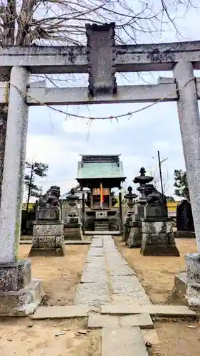 時平神社(大和田)の鳥居