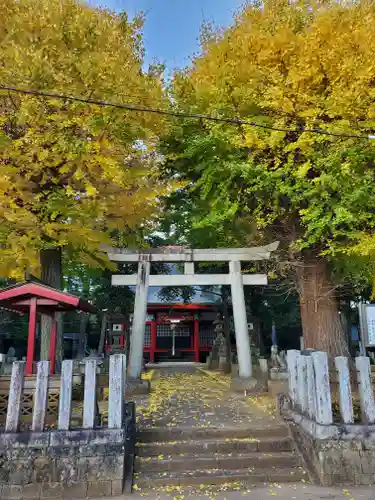 化蘇沼稲荷神社の鳥居