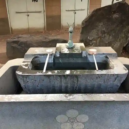 新井天神北野神社の手水