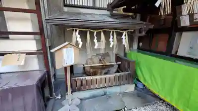 綱敷天神社御旅社の手水舎