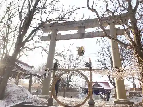 釧路一之宮 厳島神社の鳥居