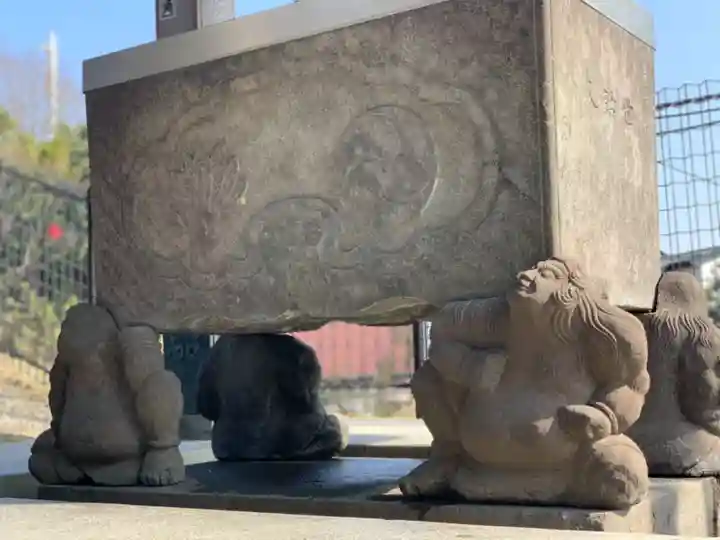 武州柿生琴平神社の手水舎