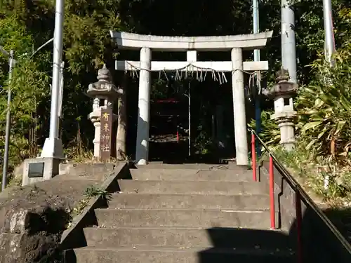 有東神社の鳥居