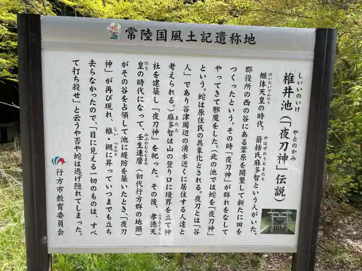 夜刀神社(愛宕神社境内社)の歴史