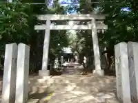 土支田八幡宮の鳥居