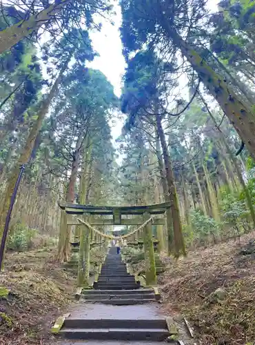 上色見熊野座神社の鳥居