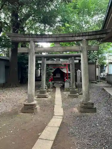 上目黒氷川神社の鳥居