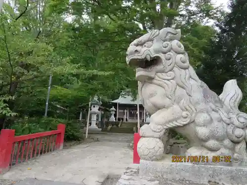 温泉神社～磐梯熱海温泉～の狛犬