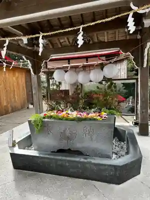 金蛇水神社の手水舎