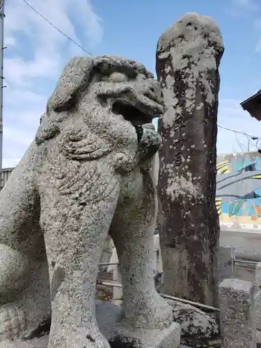 加積雪嶋神社の狛犬