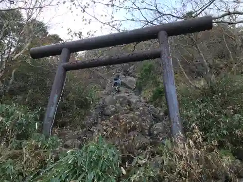 石鎚神社頂上社の鳥居