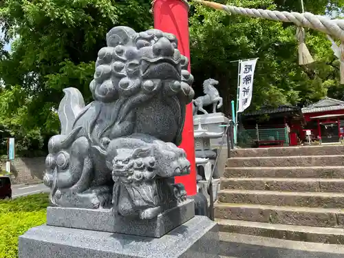 七狩長田貫神社の狛犬