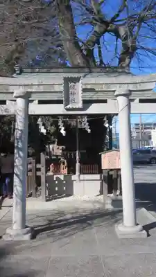越谷香取神社の鳥居