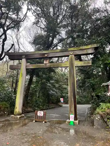 明治神宮の鳥居