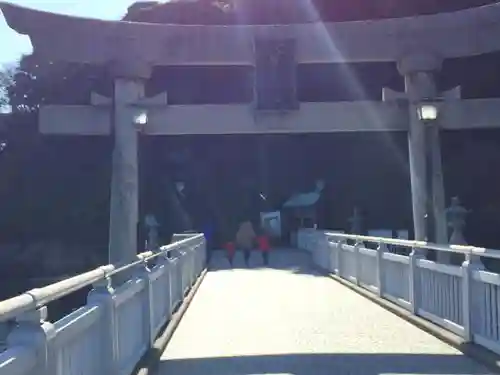 八百富神社の鳥居