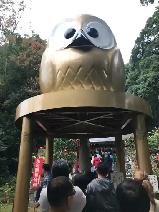 鷲子山上神社の狛犬