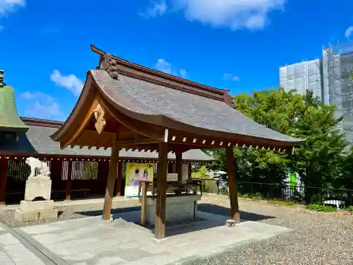 岡田神社の手水舎