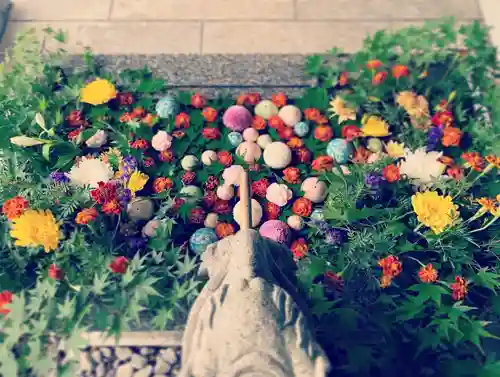 滑川神社 - 仕事と子どもの守り神の手水舎