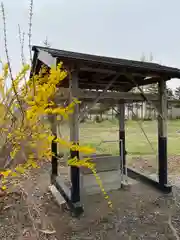 上更別神社の手水