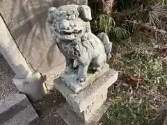 子守神社の狛犬