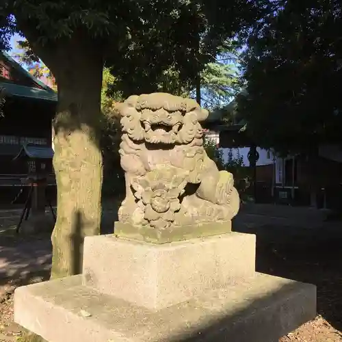 神明神社の狛犬